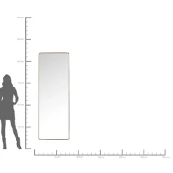 Miroir Curve cuivre 70x200cm><noscript><img width=