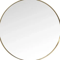 Miroir Curve laiton Ø100cm>KARE Design Clearance