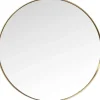 Miroir Curve MO laiton Ø100>KARE Design Online