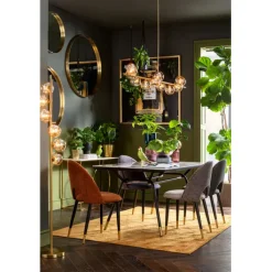 Miroir Curve MO laiton Ø100><noscript><img width=