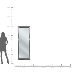 Miroir Frame Eve argenté 180x90cm><noscript><img width=