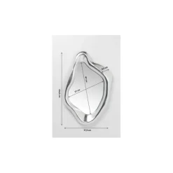 Miroir Hologram argenté 119x76cm><noscript><img width=