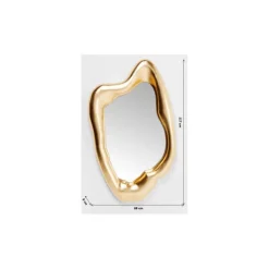 Miroir Hologram doré 117x68cm><noscript><img width=
