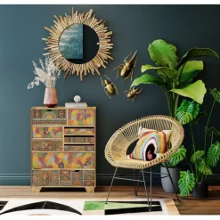 Miroir Legno Ø82cm><noscript><img width=