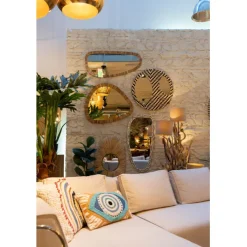 Miroir mural Bora Bora 65x77cm>KARE Design
