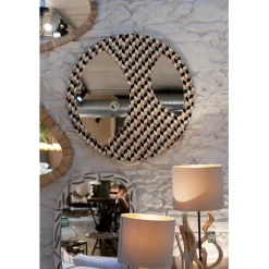 Miroir mural Tahiti Ø67cm>KARE Design Sale