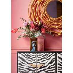 Miroir mural Twiggy doré Ø121cm><noscript><img width=