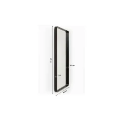 Miroir Ombra Soft noir 120x60cm><noscript><img width=