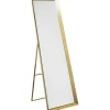 Miroir sur pied Arezzo laiton 53x160cm>KARE Design
