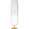 Miroir sur pied Curve laiton 40x170cm>KARE Design Discount
