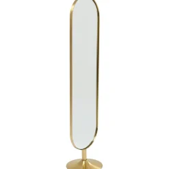 Miroir sur pied Curve laiton 40x170cm><noscript><img width=