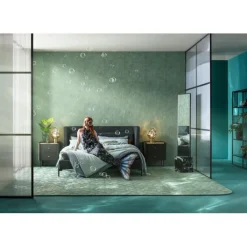Miroir sur pied Hulda noir 46x180cm><noscript><img width=