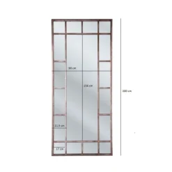 Miroir Window Iron 200X90cm><noscript><img width=