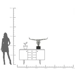 Objet décoratif Athlete XL argenté><noscript><img width=