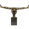Objet décoratif athlète bronze 75cm>KARE Design Discount