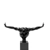 Objet décoratif athlète noir 75cm>KARE Design Sale