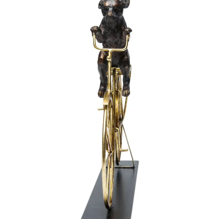 Objet décoratif Dog With Bicycle 44cm>KARE Design Outlet