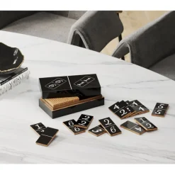 Objet décoratif Domino noir 24x7cm>KARE Design Online