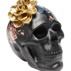 Objet décoratif Flower Skull 22cm><noscript><img width=