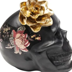 Objet décoratif Flower Skull 22cm><noscript><img width=