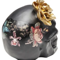 Objet décoratif Flower Skull 22cm><noscript><img width=