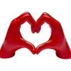 Objet décoratif Heart Hands rouge 12cm>KARE Design Online