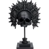 Objet décoratif King Skull noir 49cm>KARE Design