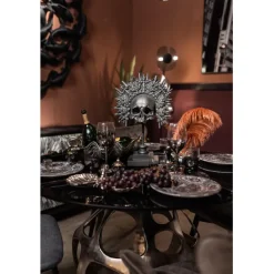 Objet décoratif King Skull noir 49cm><noscript><img width=