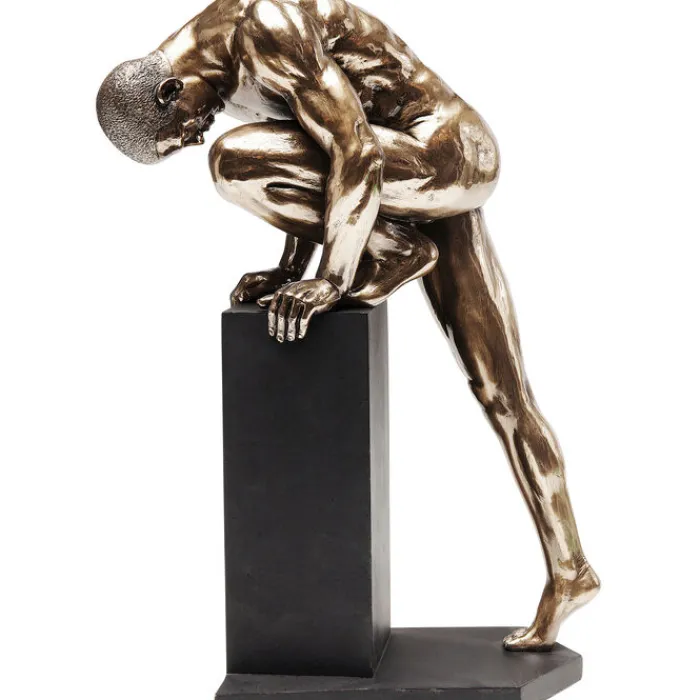 Objet décoratif Nude Man Stand Bronze 35cm>KARE Design Discount