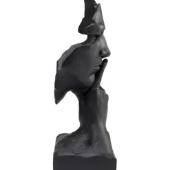 Objet décoratif Quiet Face noir 31cm><noscript><img width=