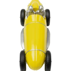 Objet décoratif Racing Car jaune 9cm><noscript><img width=