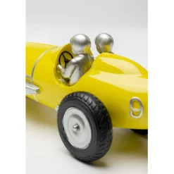 Objet décoratif Racing Car jaune 9cm><noscript><img width=