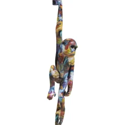 Objet mural Hanging Ape Colorful 17x67cm><noscript><img width=