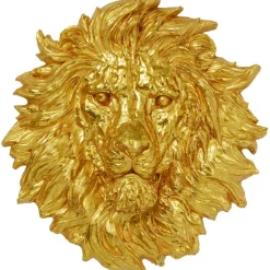 Objet mural Lion Head doré 90x100cm>KARE Design Hot