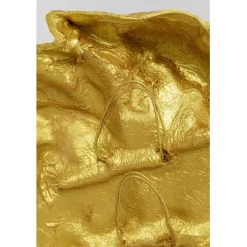 Objet mural Lion Head doré 90x100cm><noscript><img width=