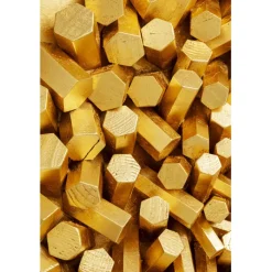 Objet mural Mikado or 120x120cm><noscript><img width=