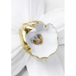 Objet mural Orchid blanc 24x25cm><noscript><img width=