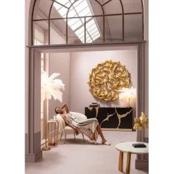 Objet mural School of Koi oro Ø160cm><noscript><img width=