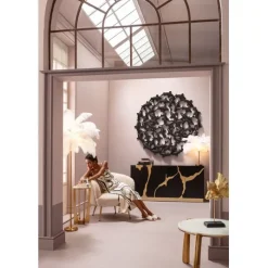Objet mural School of Koi noir Ø160cm>KARE Design New