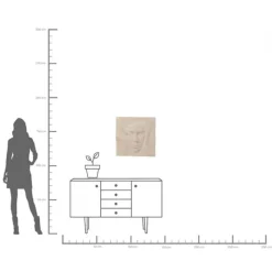 Objet mural Soft Face 60cm><noscript><img width=