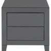 Petite commode Luxury Push 2 tiroirs gris>KARE Design Best