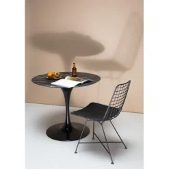 Pied de table Invitation noir Ø60cm><noscript><img width=