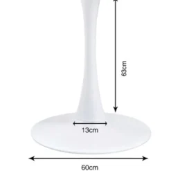 piètement de table Schickeria blanc Ø110cm>KARE Design Discount