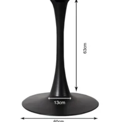 piètement de table Schickeria noir Ø110cm>KARE Design Outlet