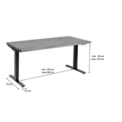 Piètement de table Tavola Office noir><noscript><img width=