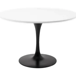 Plateau de table Invitation rond blanc Ø120cm><noscript><img width=