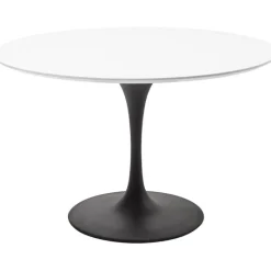 Plateau de table Invitation rond blanc Ø120cm><noscript><img width=