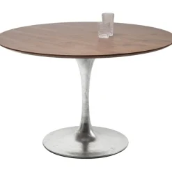 Plateau de table Invitation rond noyer Ø120cm><noscript><img width=