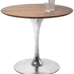 Plateau de table Invitation rond noyer Ø90cm><noscript><img width=