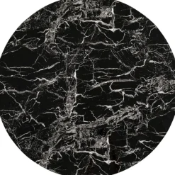 plateau de table Schickeria marbre noir Ø110c>KARE Design Sale
